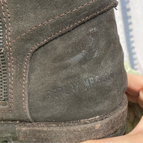 Replay Pack Brown Suede Lace Up Military Utility Combat Mid Boots - Picture 9 of 11